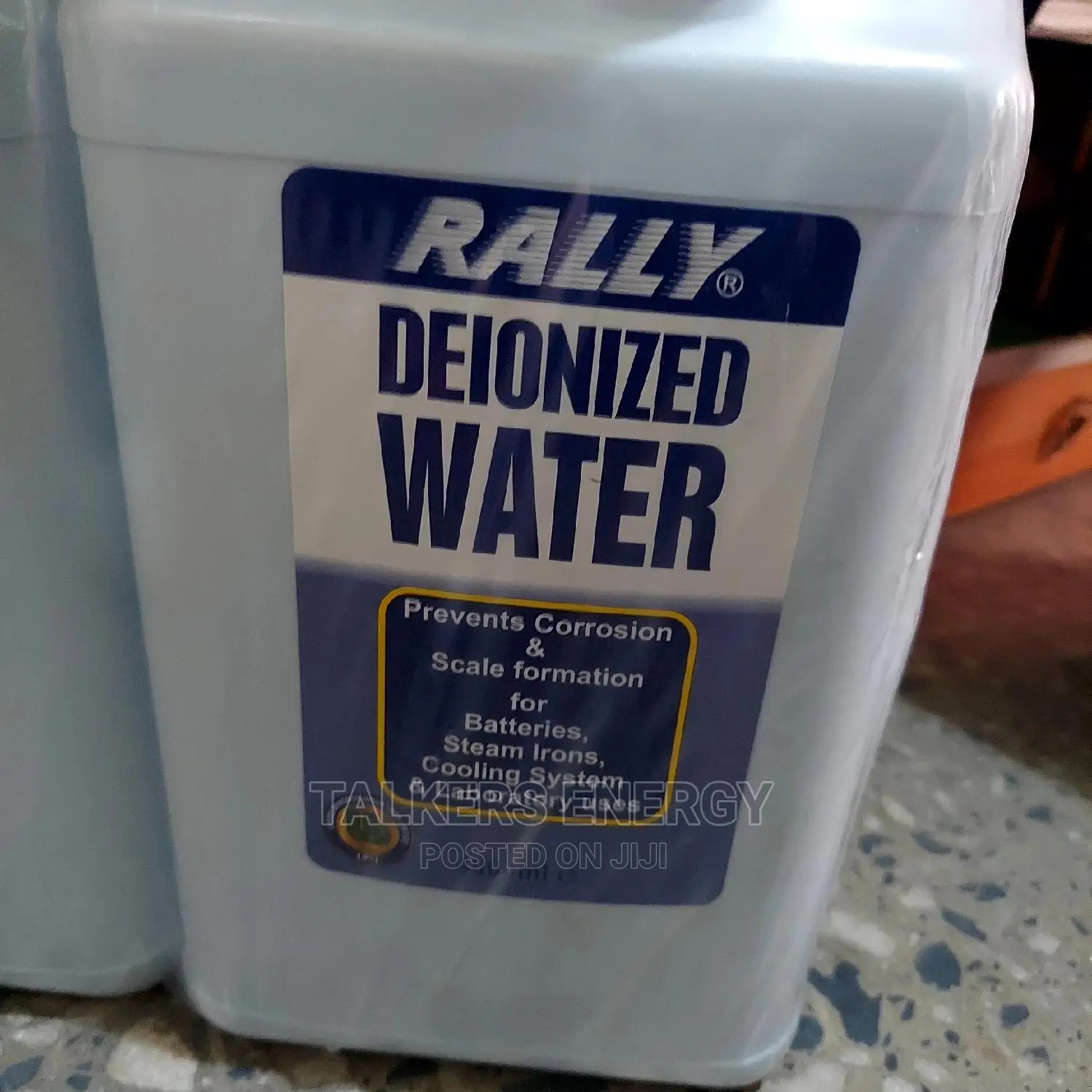 Rally Distill Water 4 Litres For Tubular Batteries