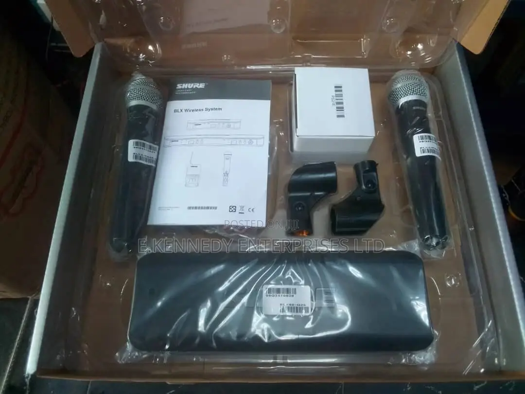Professional Shure Blx288/Pg58 Wireless Microphone