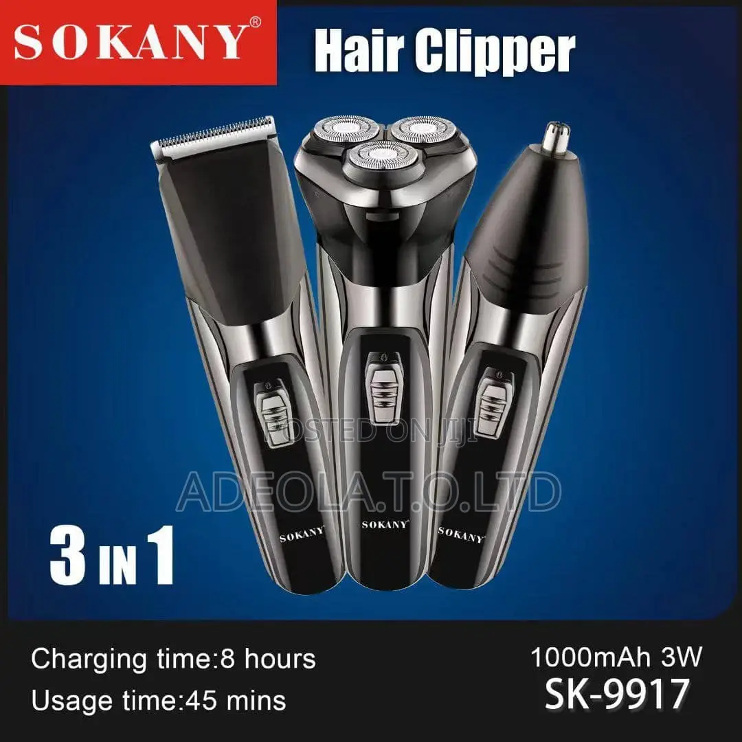 3 In 1 Sokany Hair Clipper