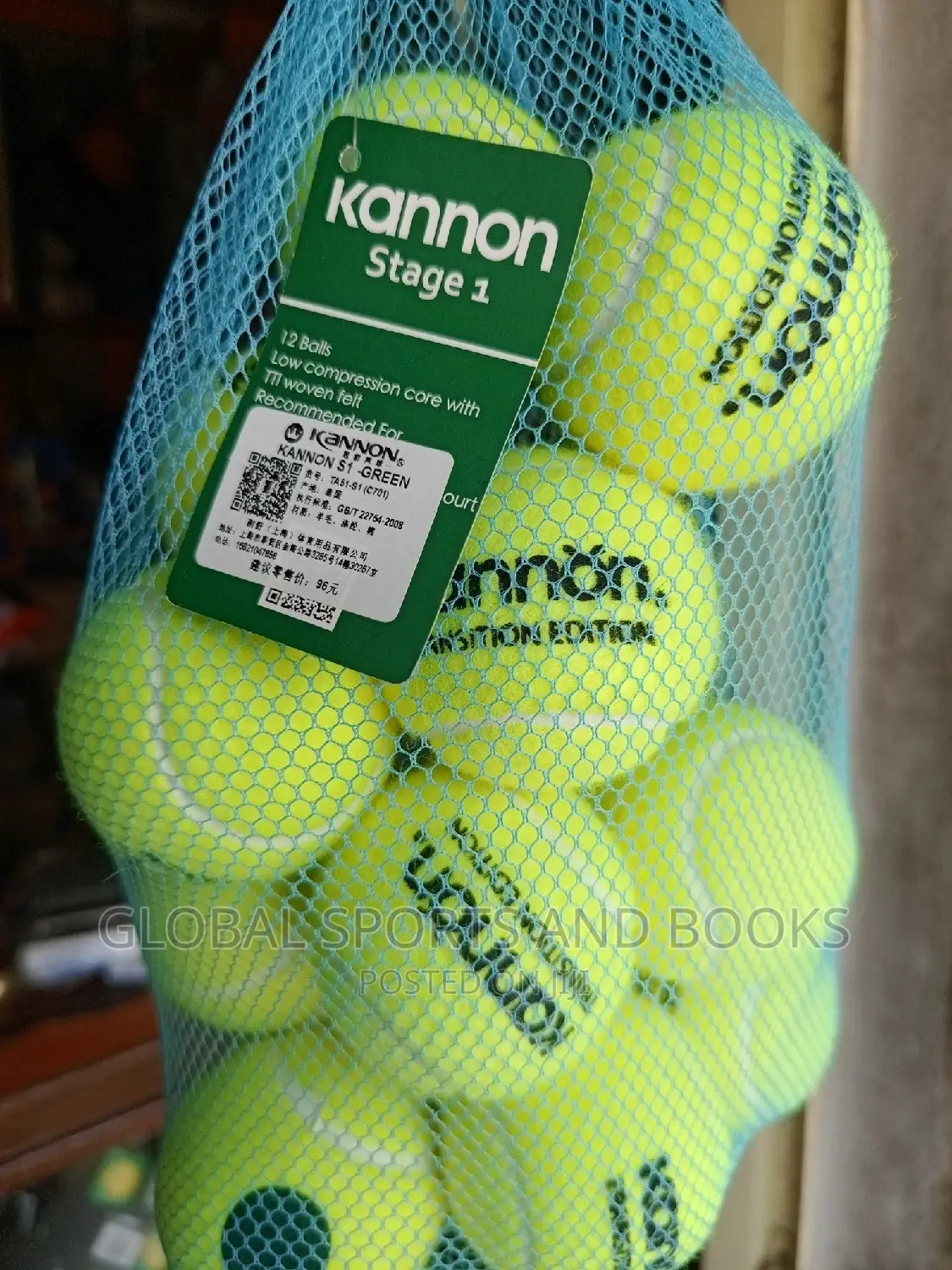 Kannon Long Tennis Balls 12 In A Pack