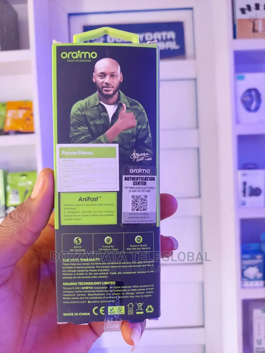 Oraimo 20W PD Super Speed Charger With Typec to Lightning