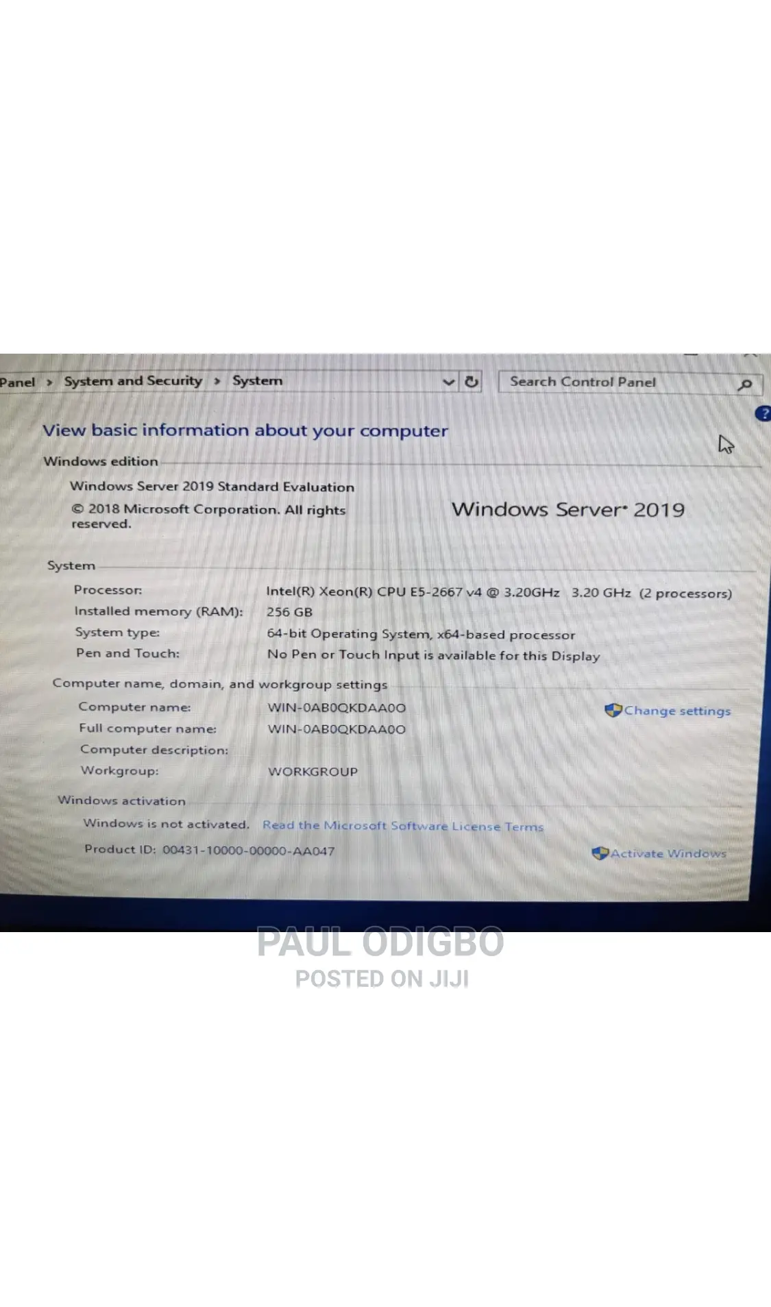 Server Dell PowerEdge R740 64GB Intel Xeon HDD 1T
