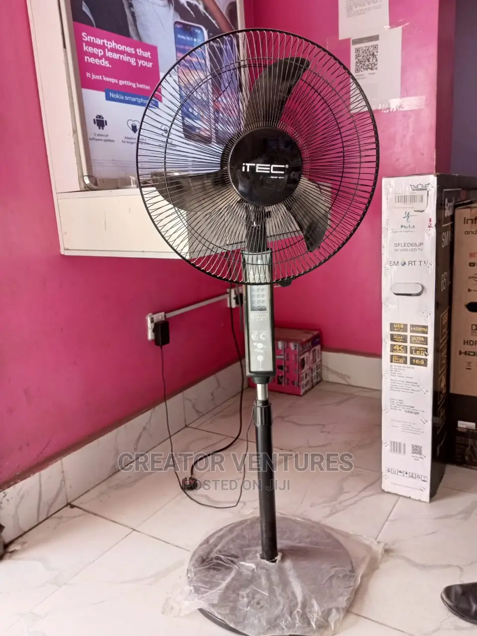 Itec Reachable Fan AC / DC Fully Copper Coil, High Speed.