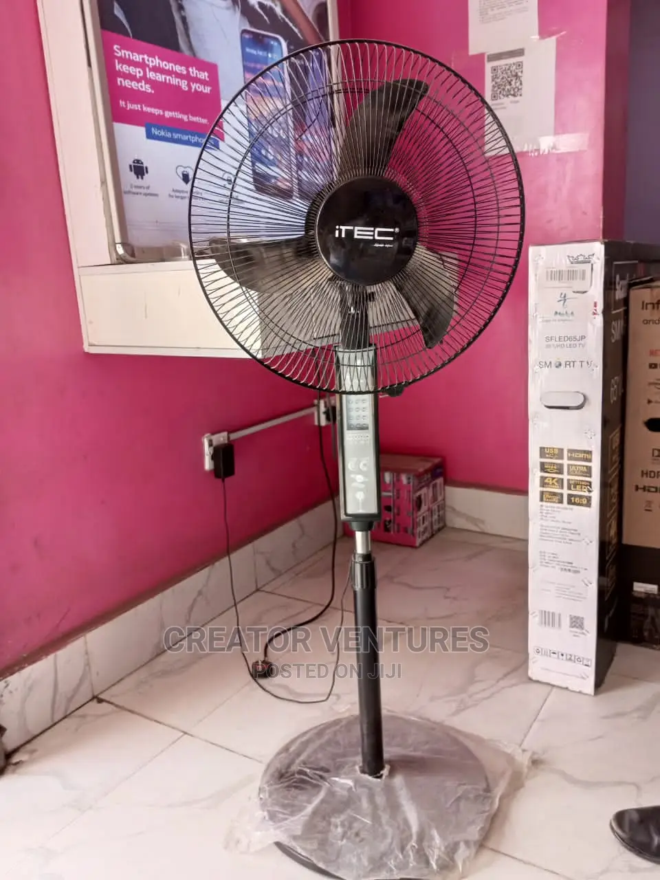 Itec Reachable Fan AC / DC Fully Copper Coil, High Speed.