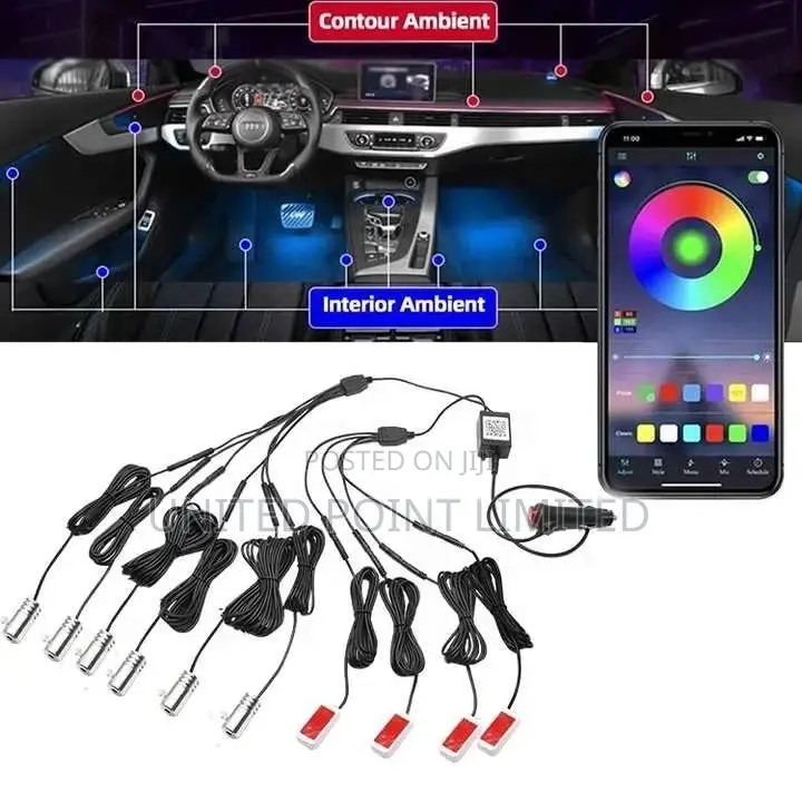 10 in 1 Car Atmospheric Interior Light