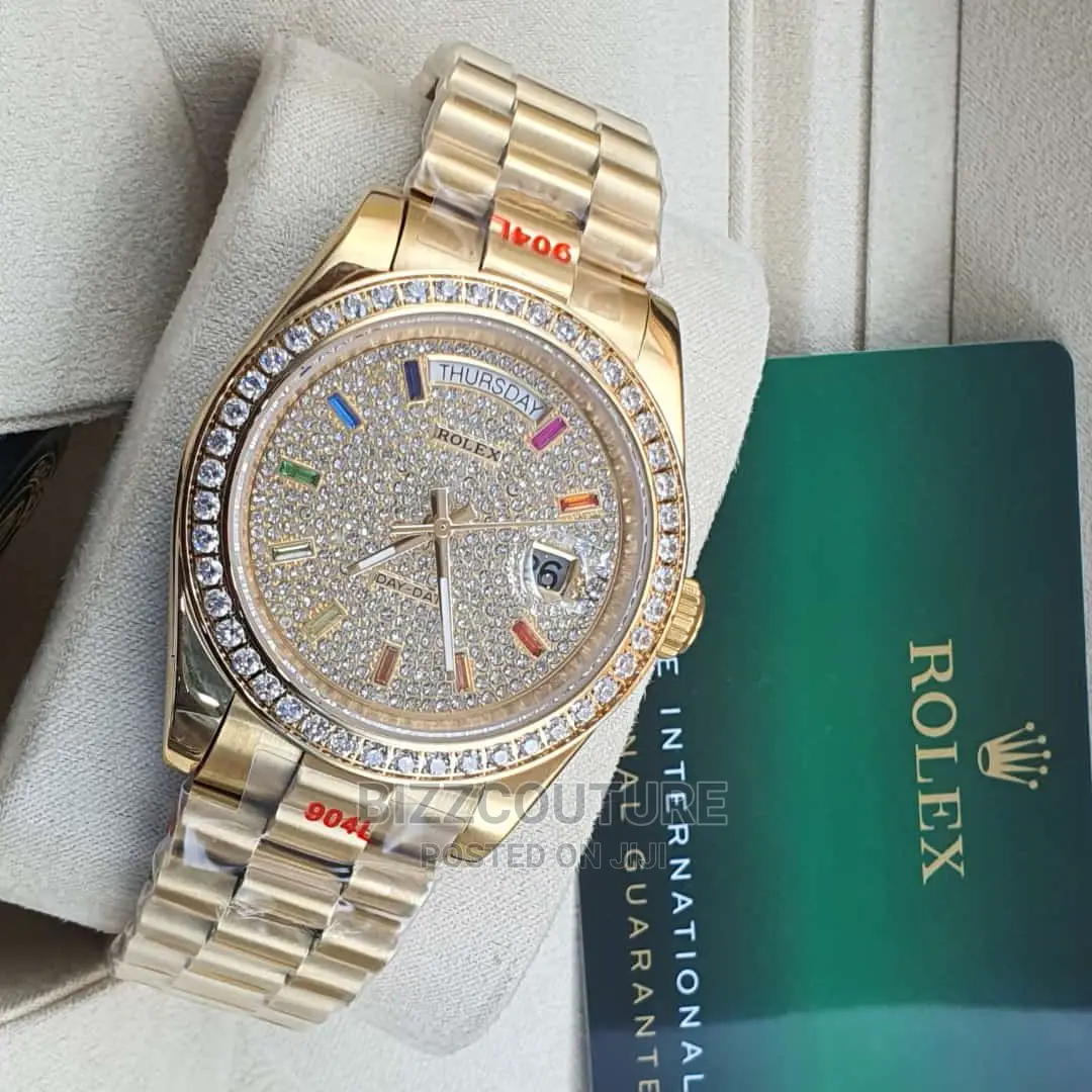Original ROLEX Grade AAA DAY-DATE Steel Available in Store