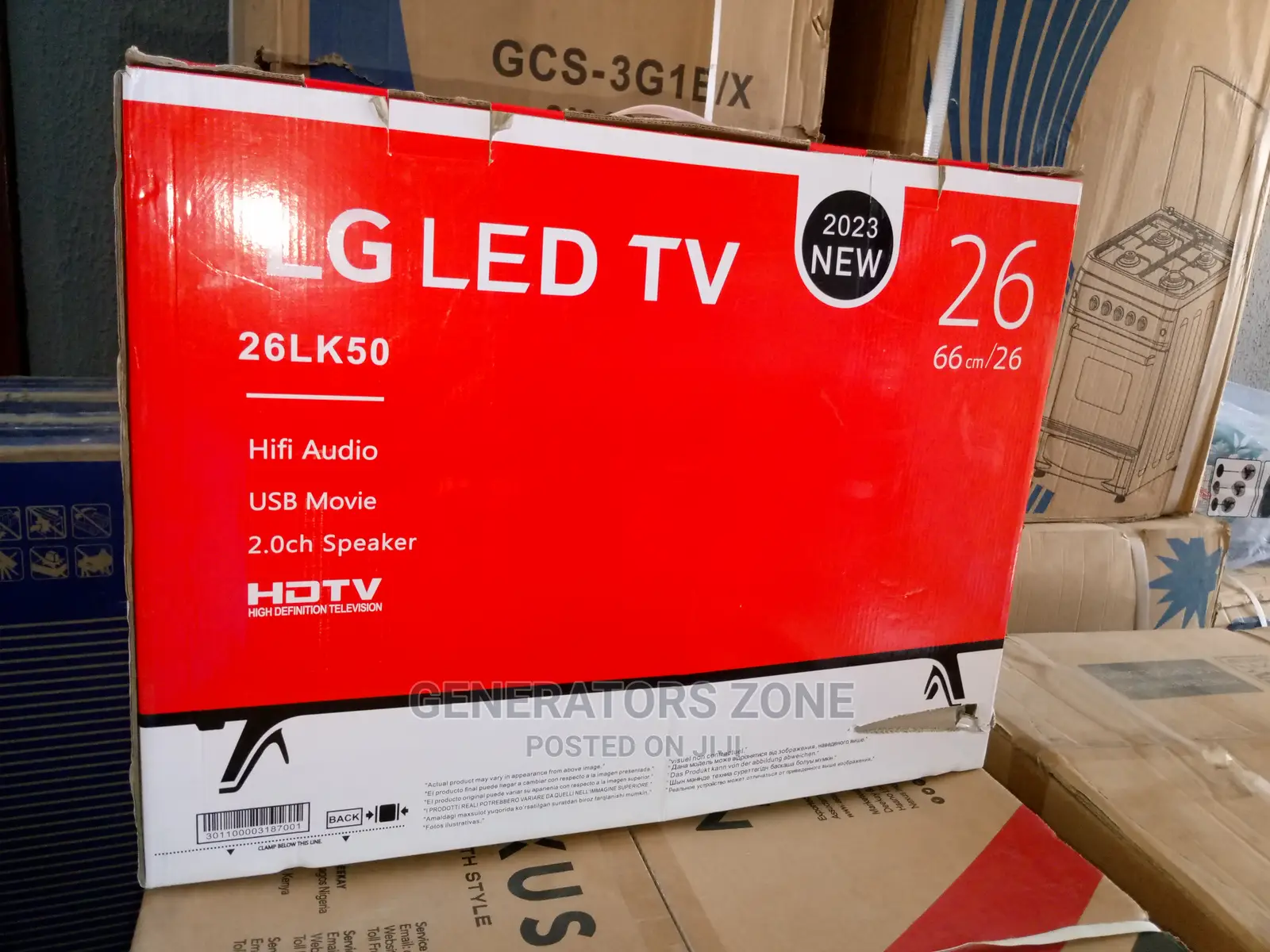 Affordable 26lk50 26'' LG LED Tv| Down Speaker