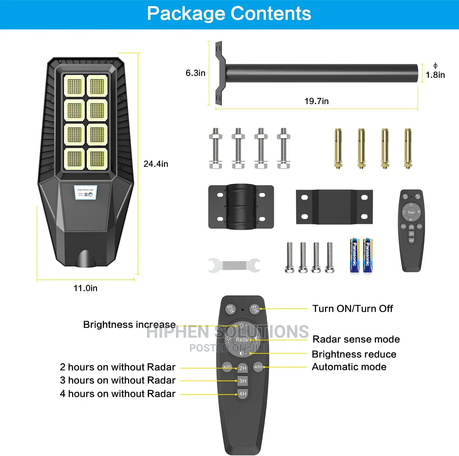 100W Durable Solar Light in Benin City