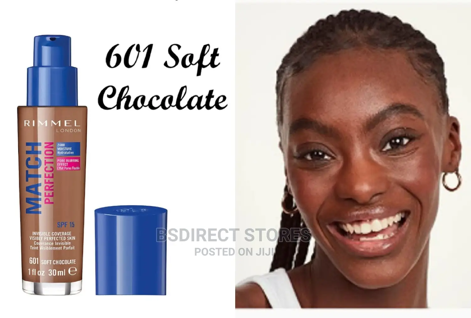 Rimmel London Match Perfection Foundation 601 Soft Chocolate