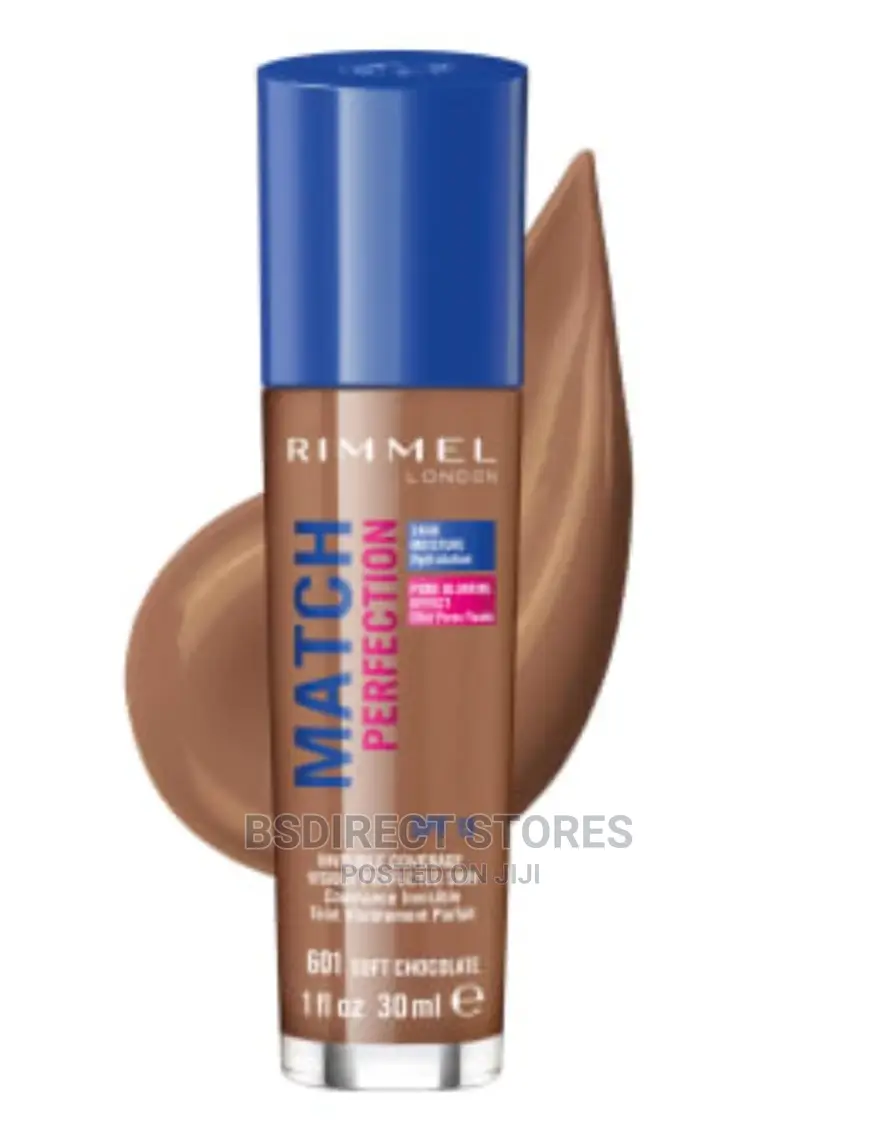 Rimmel London Match Perfection Foundation 601 Soft Chocolate