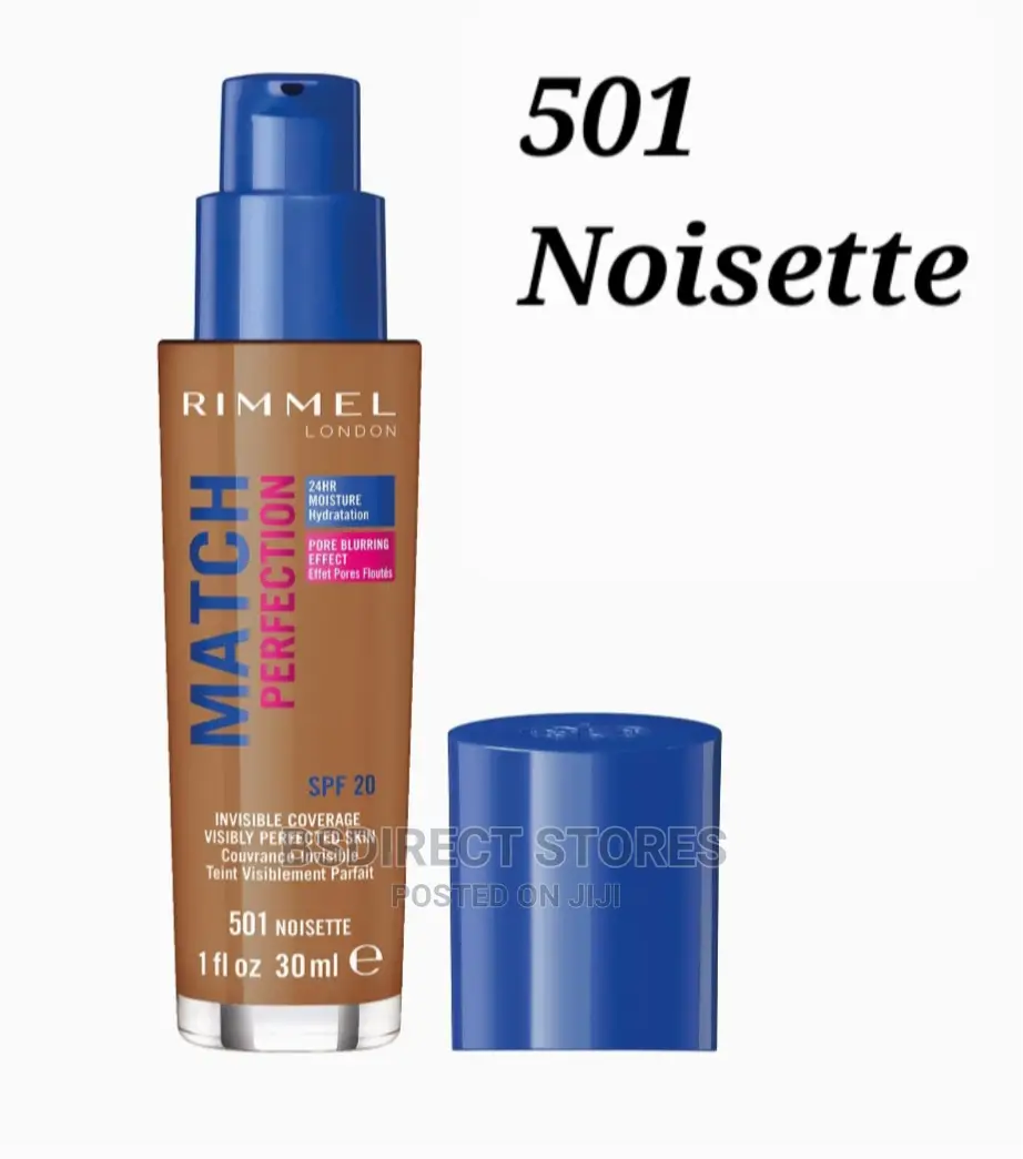 Rimmel London Match Perfection Foundation Noisette 501 30ml