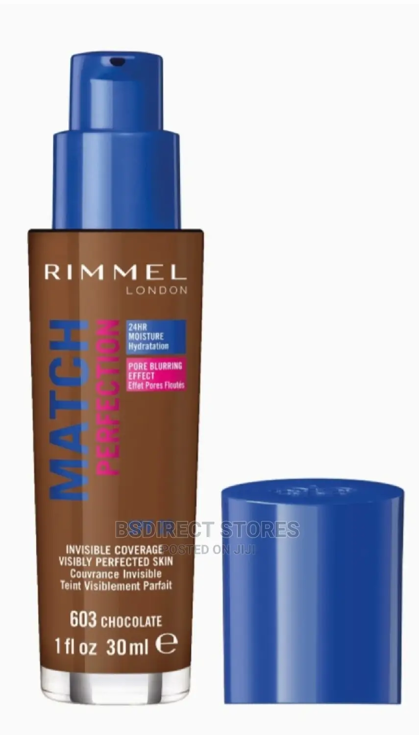 Rimmel London 603 CHOCOLATE Match Perfection Foundation 30ml