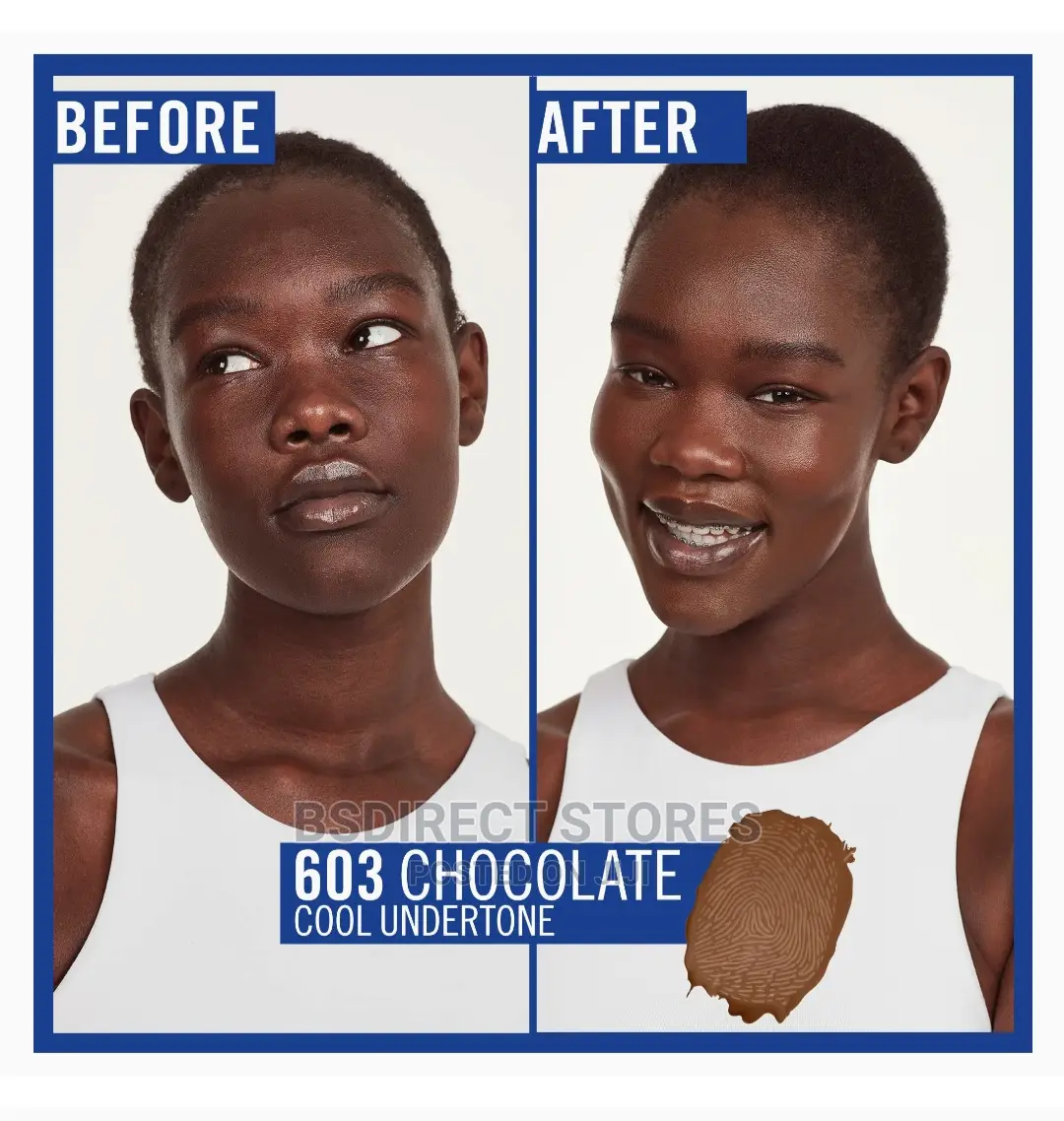 Rimmel London 603 CHOCOLATE Match Perfection Foundation 30ml