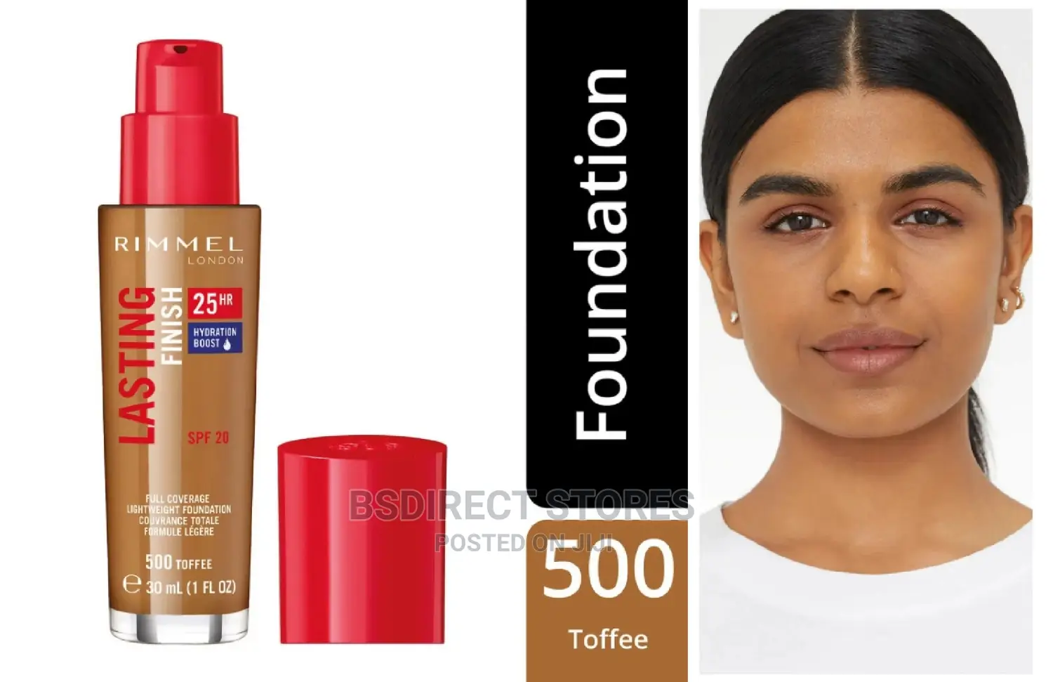 Rimmel London 500 Toffee Lasting Finish Foundation 30ml