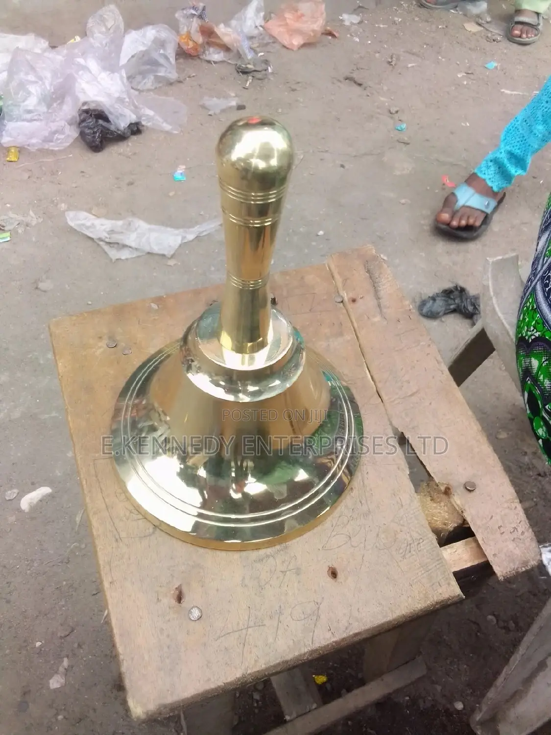 50mm Solid Brass Assembly School Bell