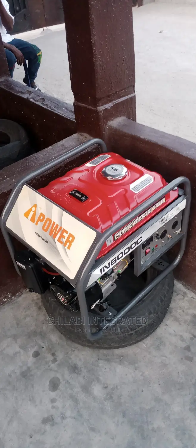 1 Month Old ALMOST NEW 4KVA IPOWER IN6000C Copper Generator