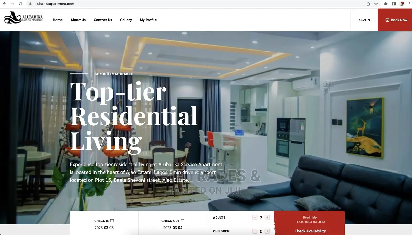 Web Mobile App for Hotels, Travel Agency, Apartments