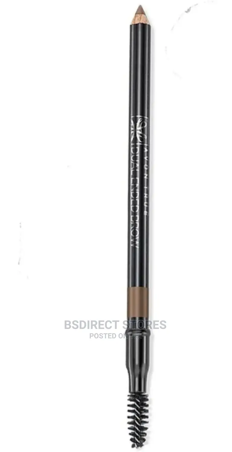 Avon True Dual-ended Brow Pencil With Spoodle – Soft Black