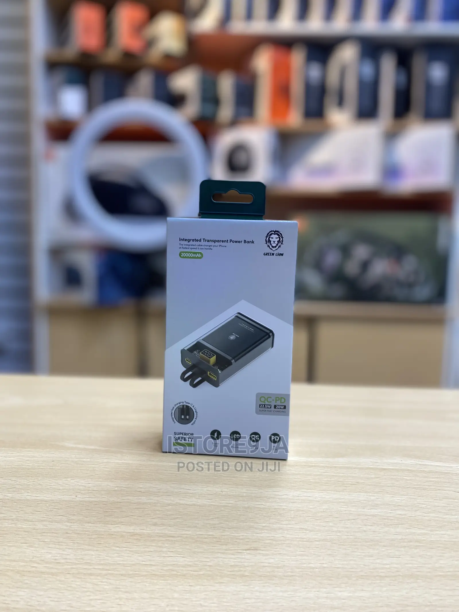 Integrated Transparent Powerbank