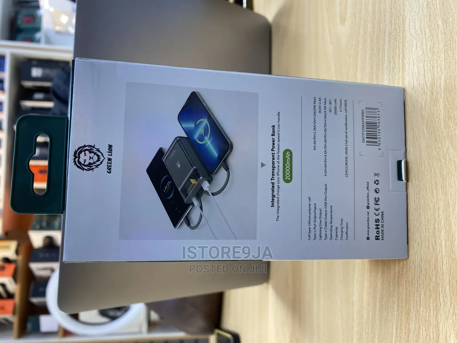 Integrated Transparent Powerbank