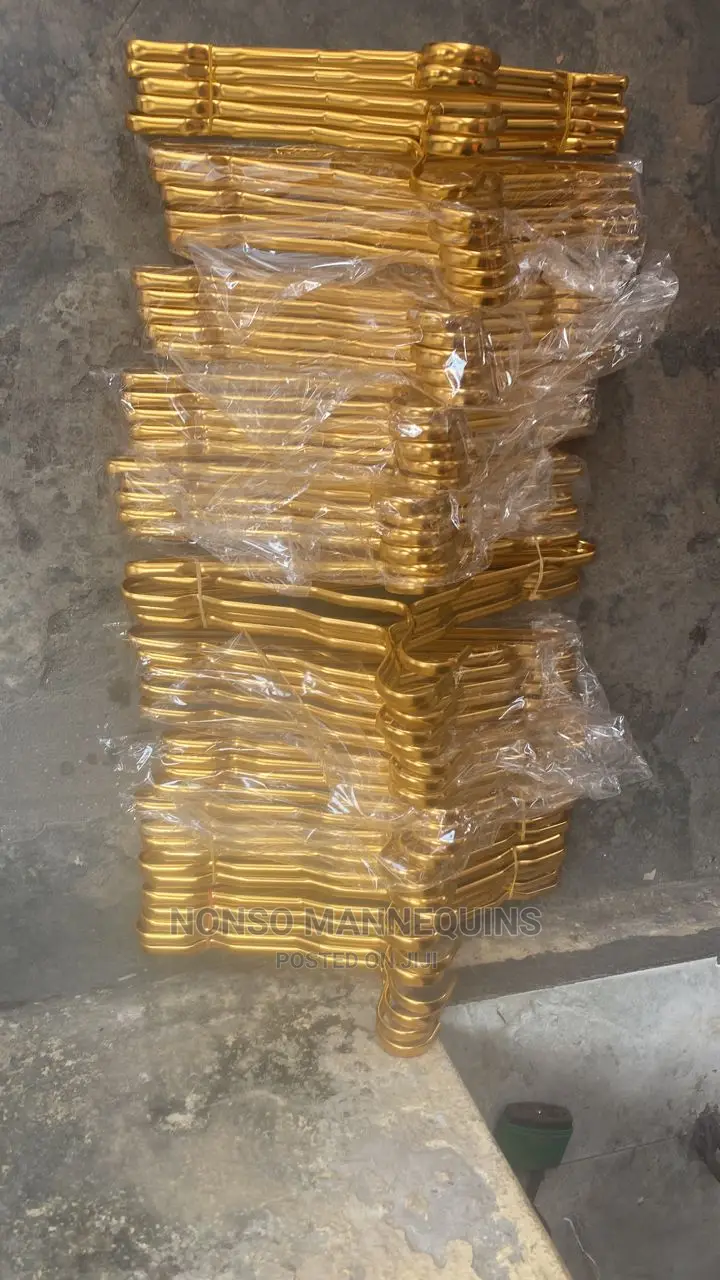 Bundles of Gold Chrome High Quality Hangers