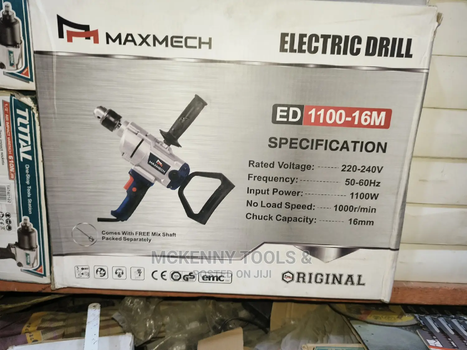 Maxmech Electric Drill Ed 1100w-16m