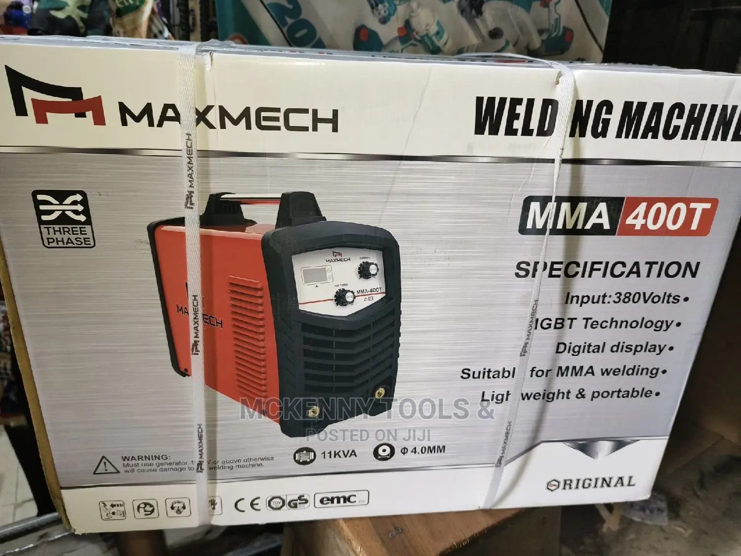 Maxmech Welding Machin Three Phase Mma 400T Input:380V