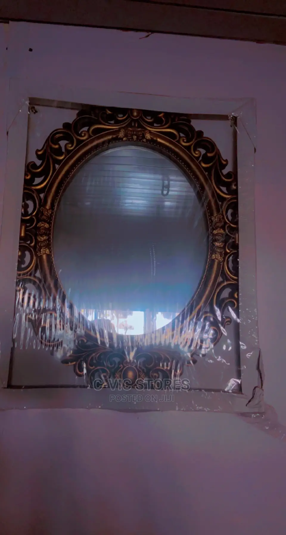 Decorative Round Ash Mirror