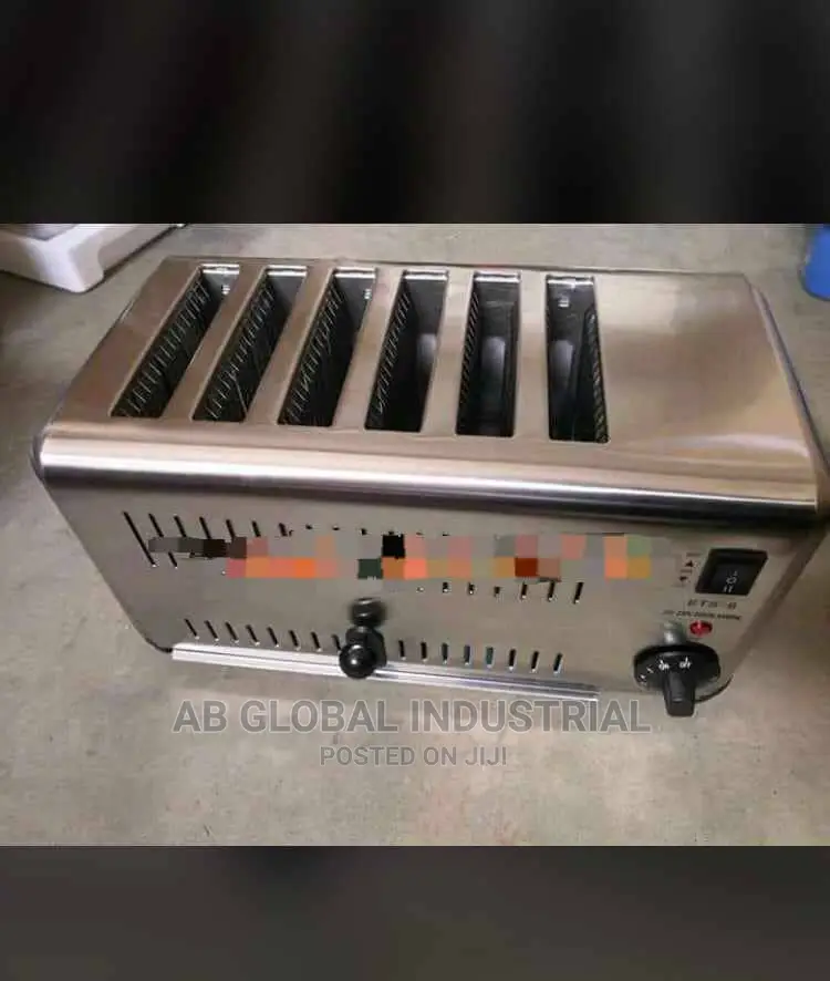 Pop Up Toaster 6 Slot Stainless