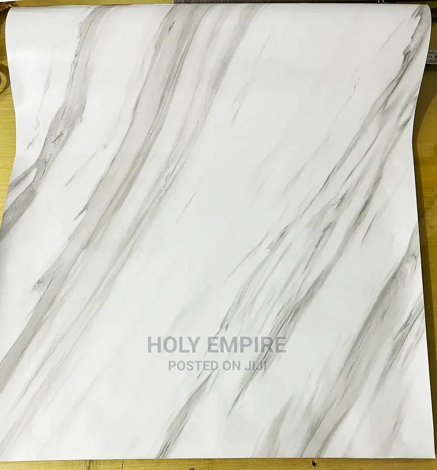 Marble Self Adhesive Waterproof Wallpaper for Kitchen