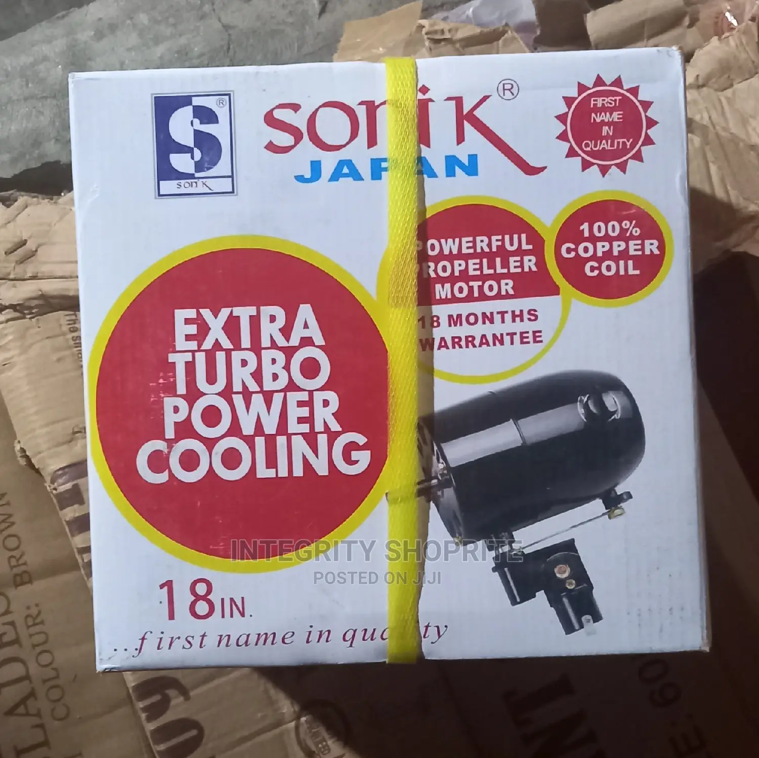 Sonik Industrial Wall Fan - 18"