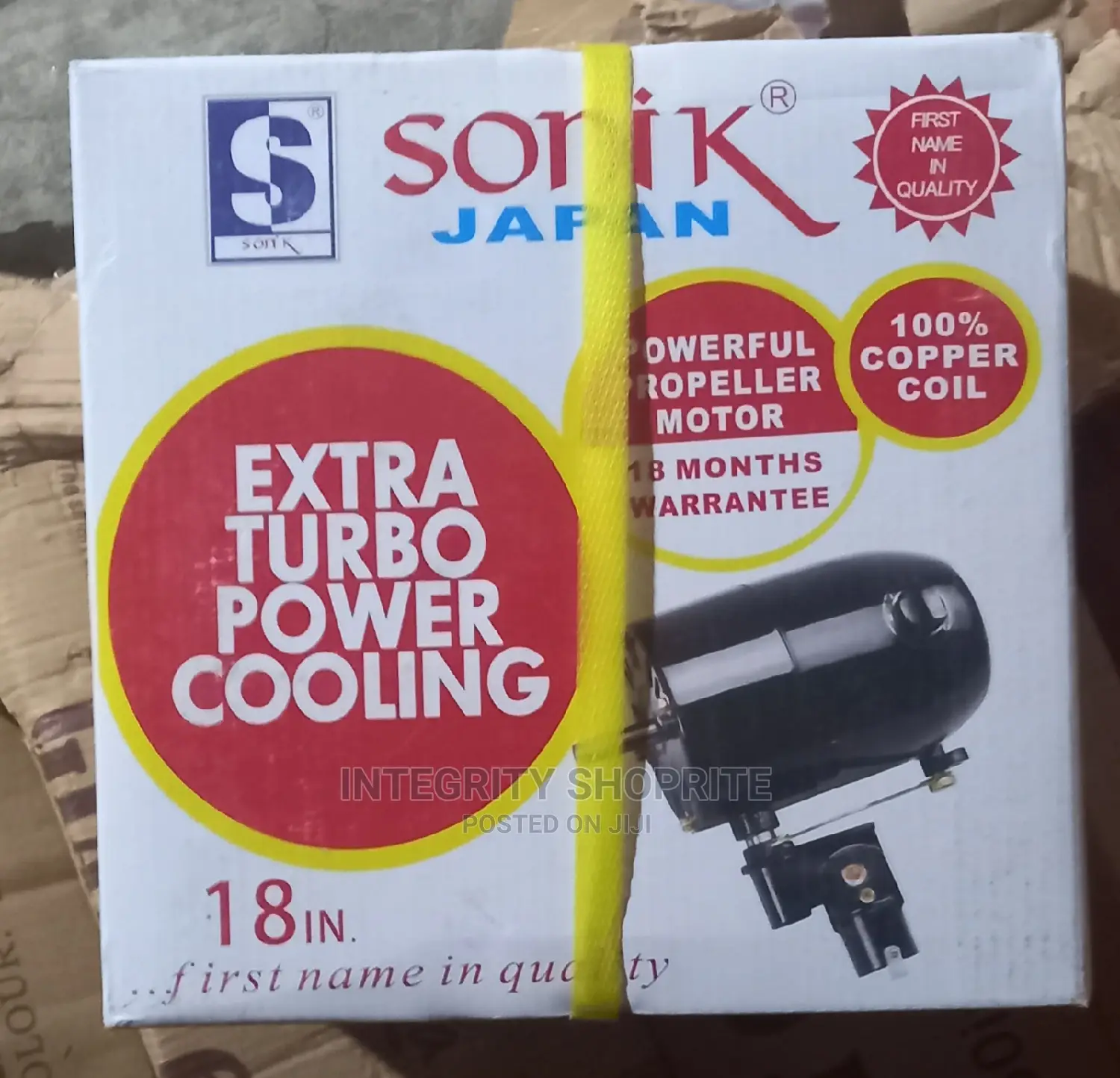 Sonik Industrial Wall Fan - 18"