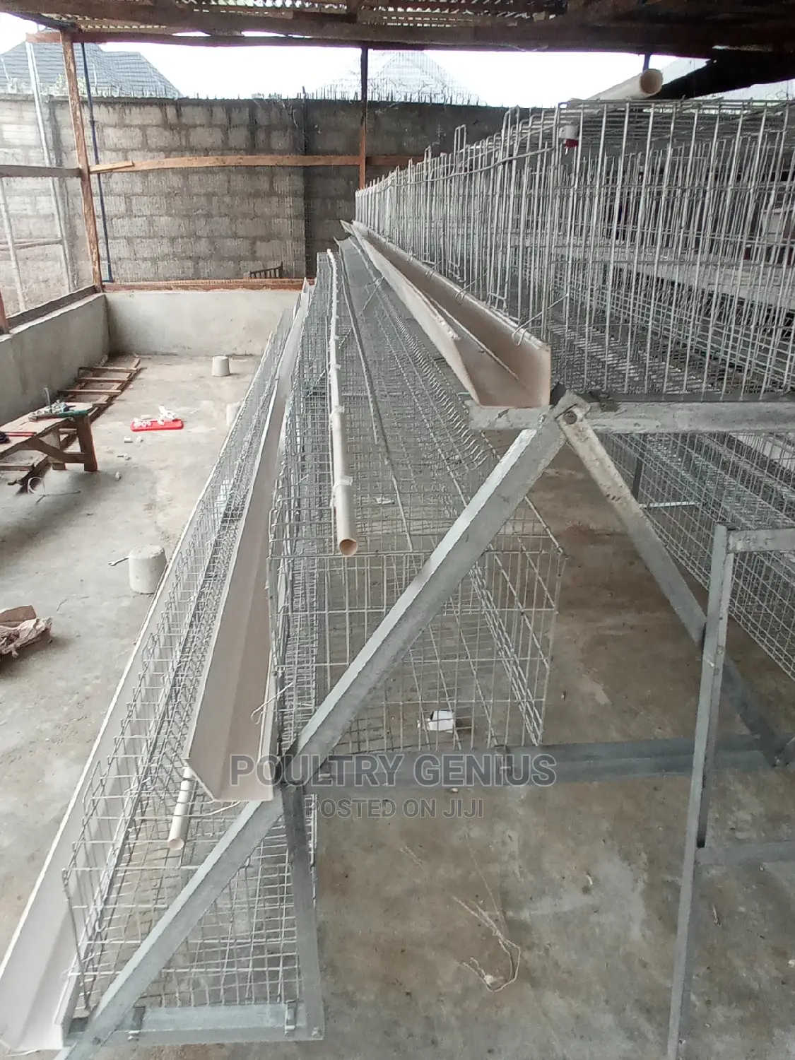 120 Capacity Hot Dipped Galvanized Chicken Cage