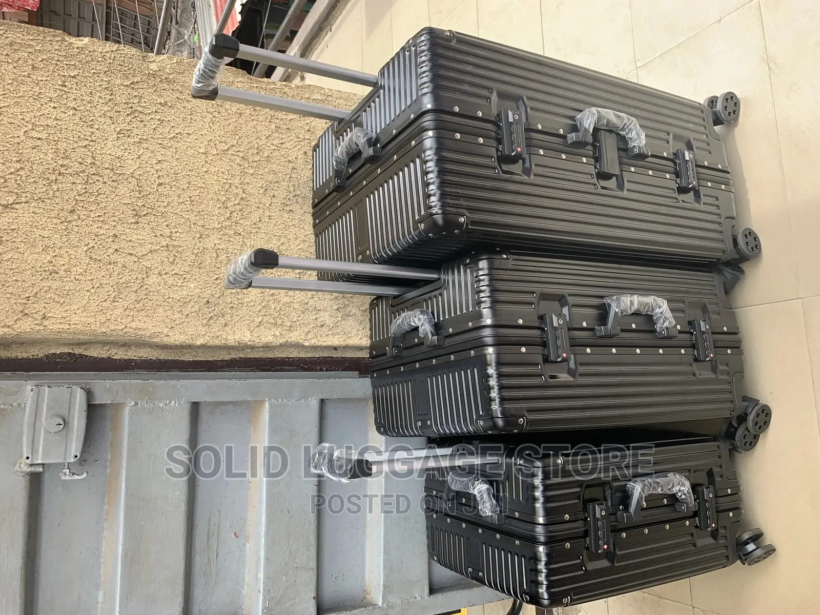 Set of 3 Aluminum Boxes