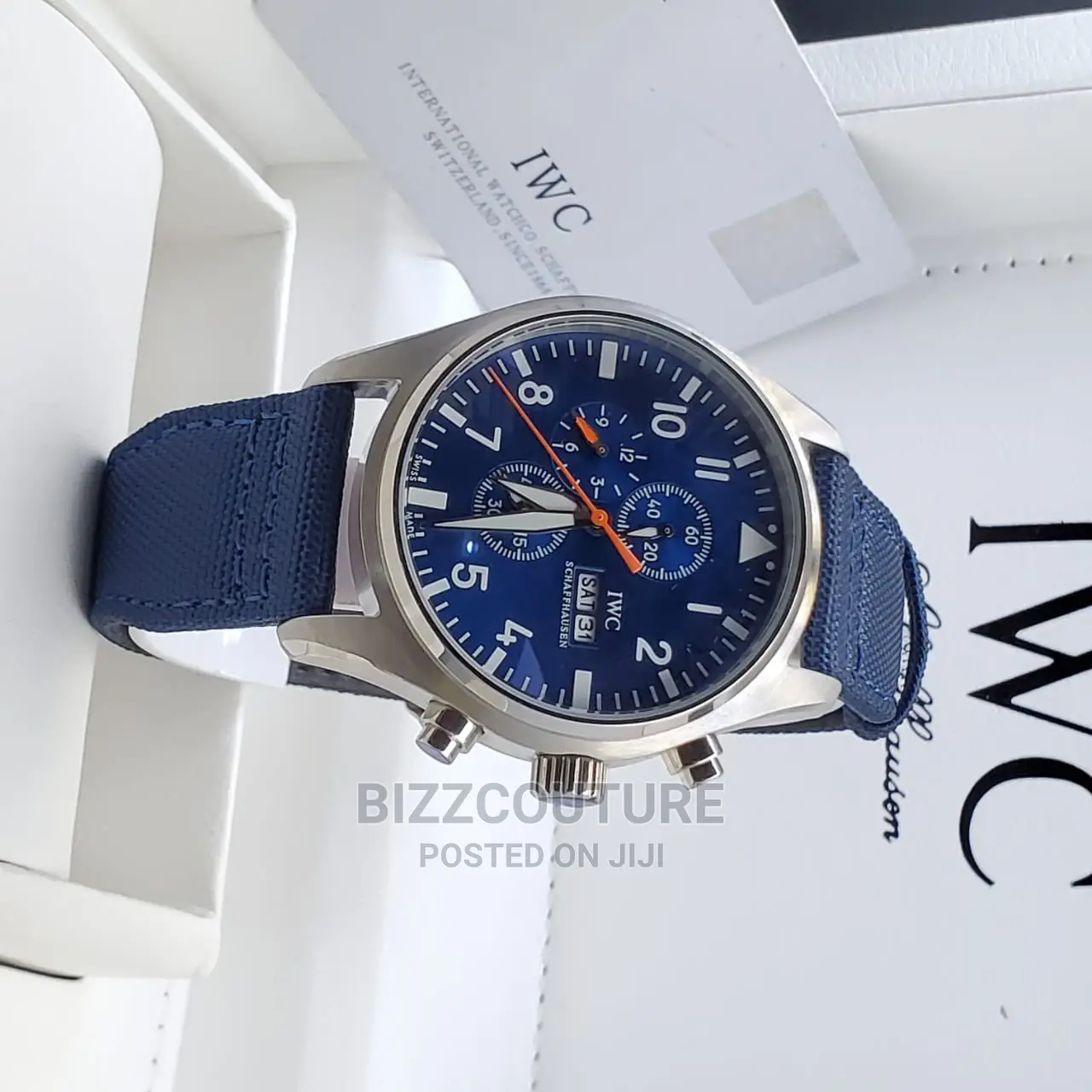 Original IWC SCHAFFHAUSEN Leather Watch Available in Store