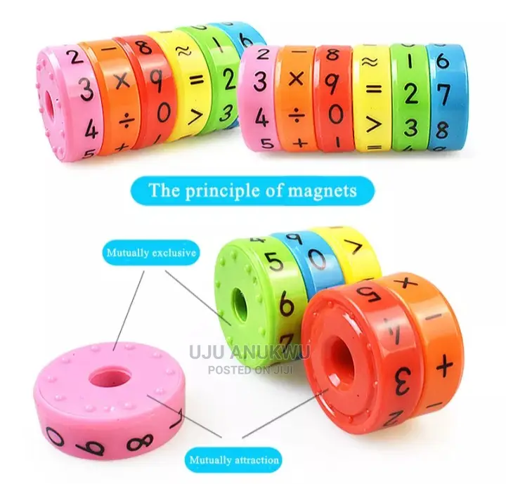 Magnetic Learning Mathematics Puzzle