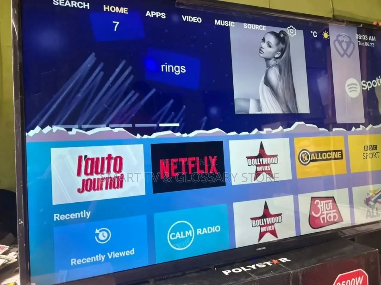 55 Inches Bluetooth Samsung Smart Android Tv