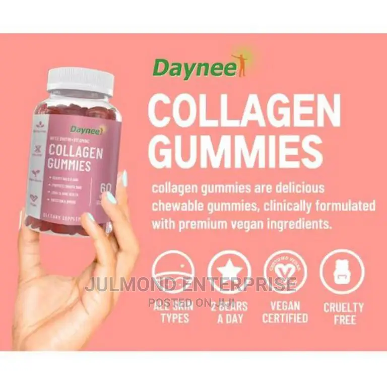 Daynee Collagen Gummies With Biotin and Vitamin C for Skin,