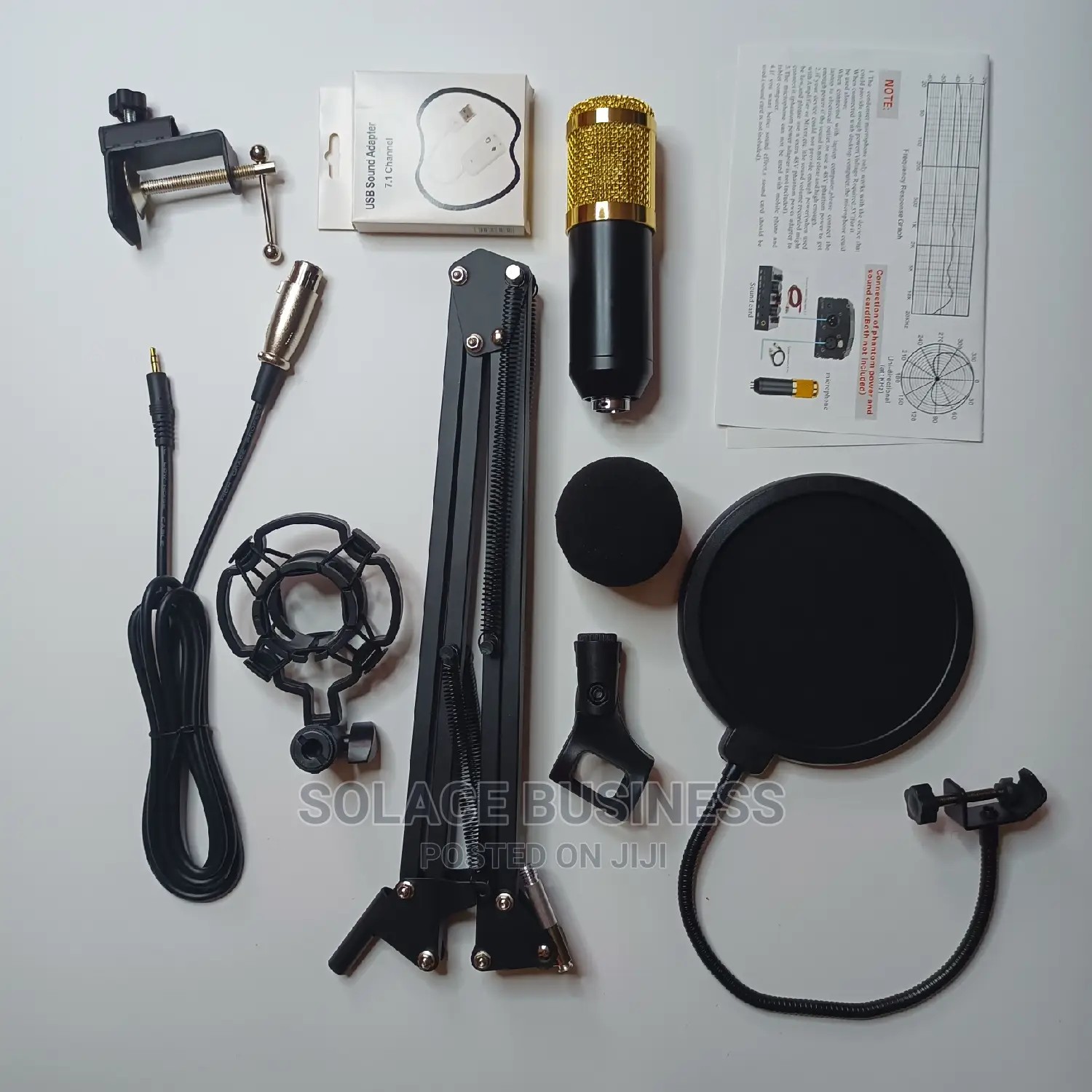 BM800 USB Condenser Microphone for Podcast Music