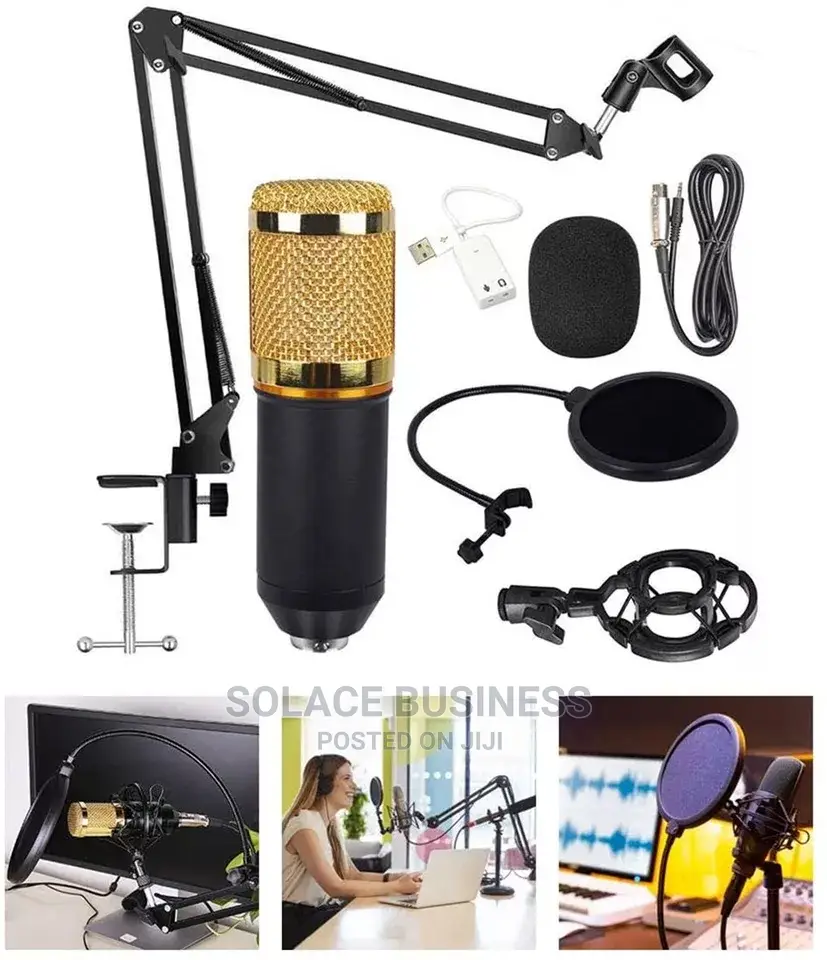 BM800 USB Condenser Microphone for Podcast Music