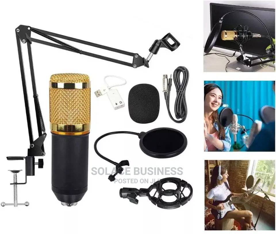 BM800 USB Condenser Microphone for Podcast Music