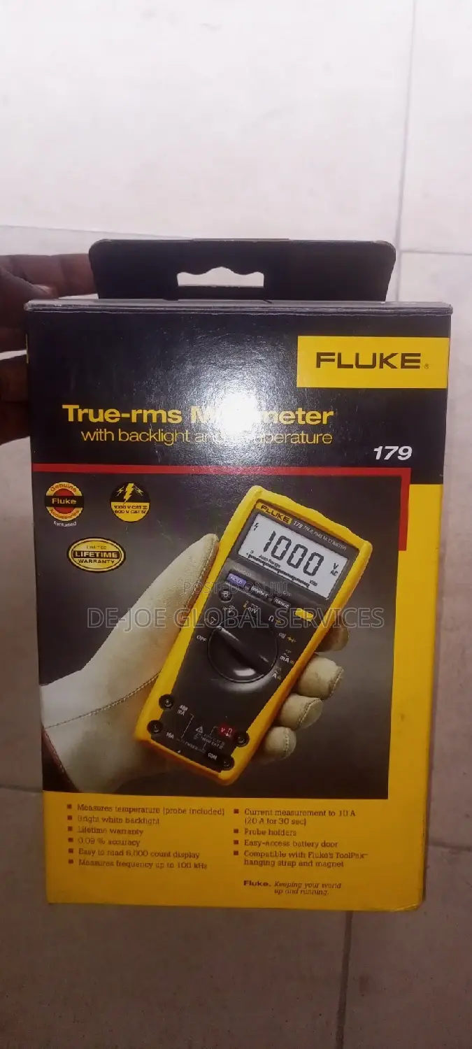 Fluke 179 True RMS Multimeter With Backlight and Temperature