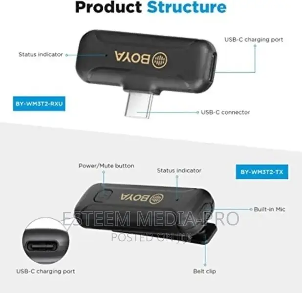 BOYA Wireless Lavalier Microphone