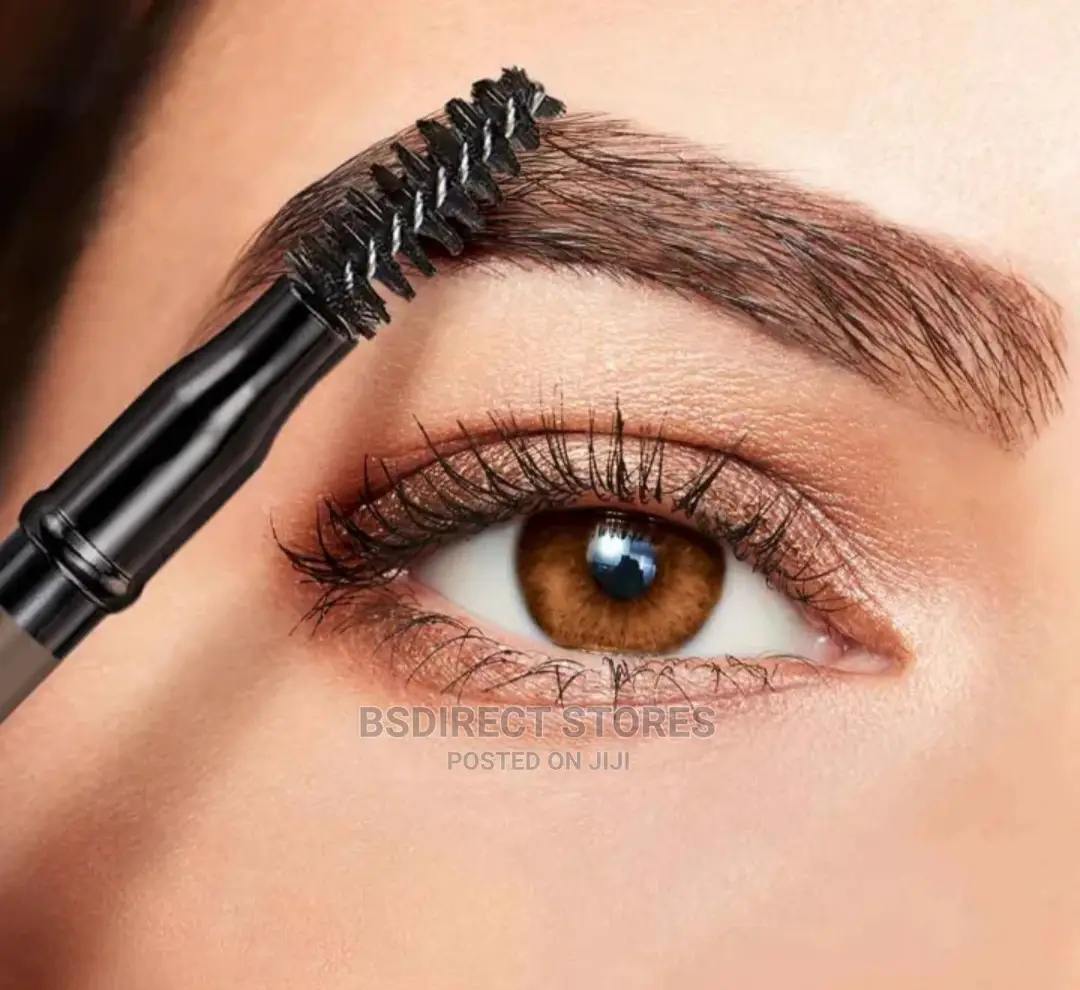 Avon True Medium Brown Dual Ended Brow Pencil Spoolie Brush