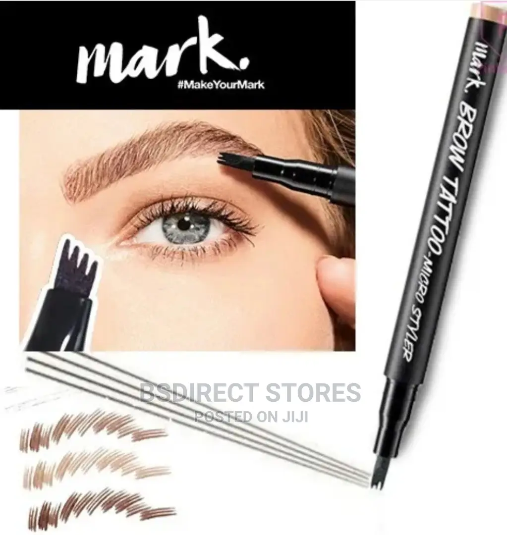 Avon Mark Deep Brown Brow Tattoo Micro Styler Precision Brow