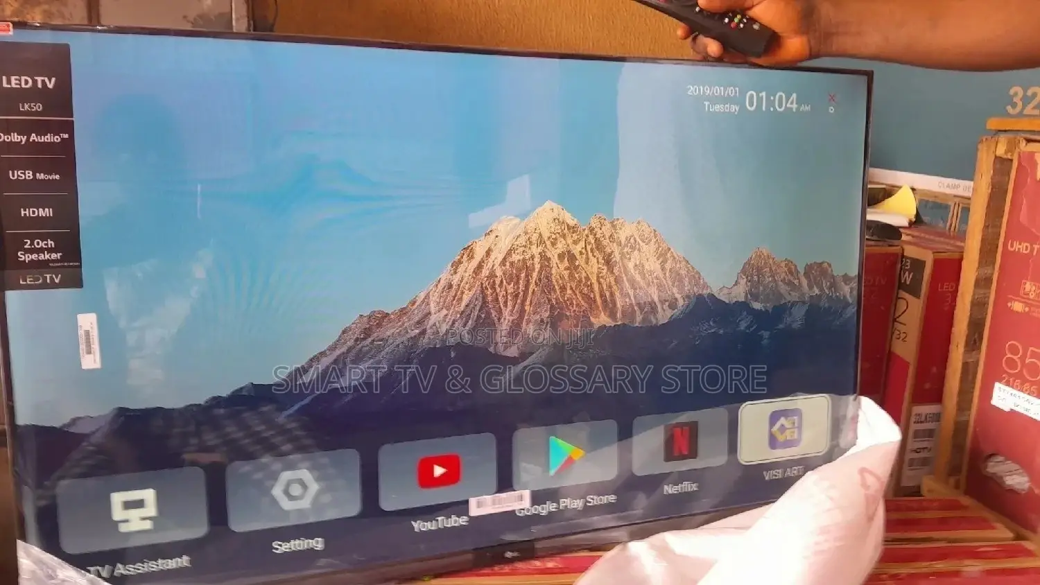 LG 49 Inches Smart Tv, Bluetooth Netflix Youtube And