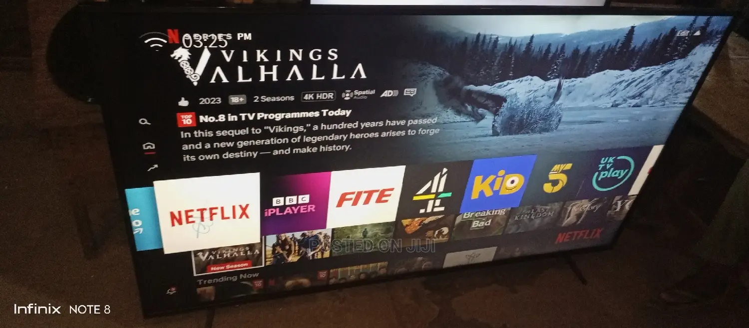 UK Used 65” Hisense Uhd 4K Smart TV