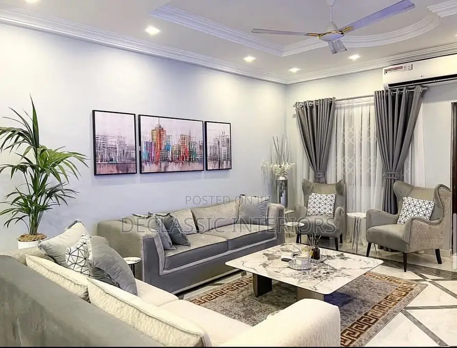 7 Seater Velvet Sofa