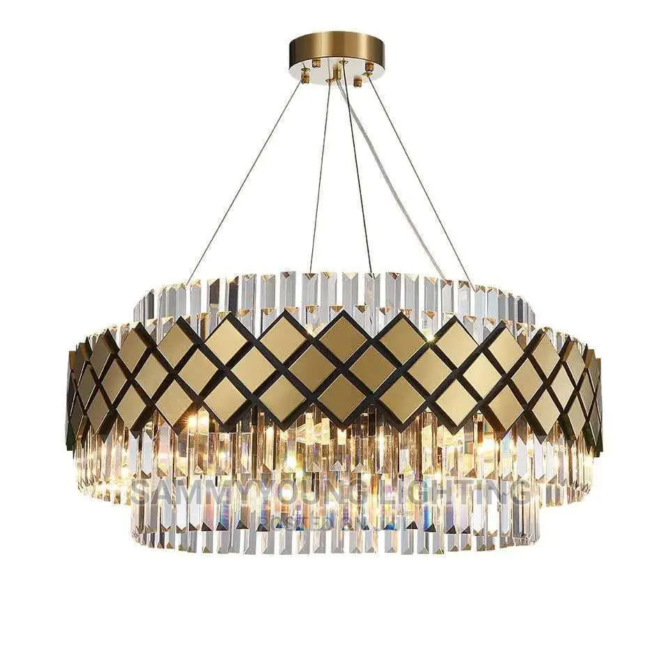 Modern Luxury Ceiling Mounted Dropping Chandelier Light
