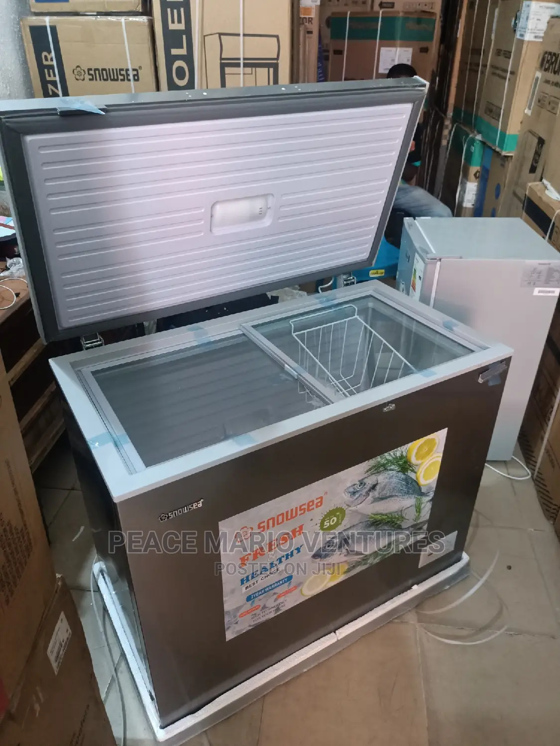Quality Snowsea Deep Freezer With Transparent Glass/Warranty